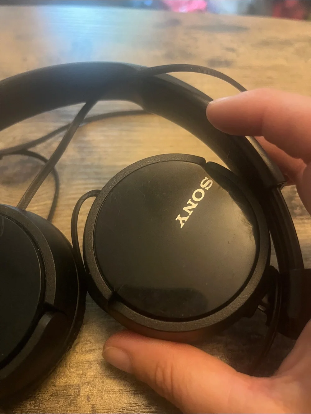 Sony Black Wired On-Ear Headphones with 3.5mm Plug